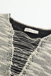SWAYING/KNIT V-neck floating jumper SW23AW1T47 off-white